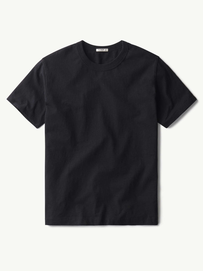 Black Costa 90s Boxy Tee - Product Flat