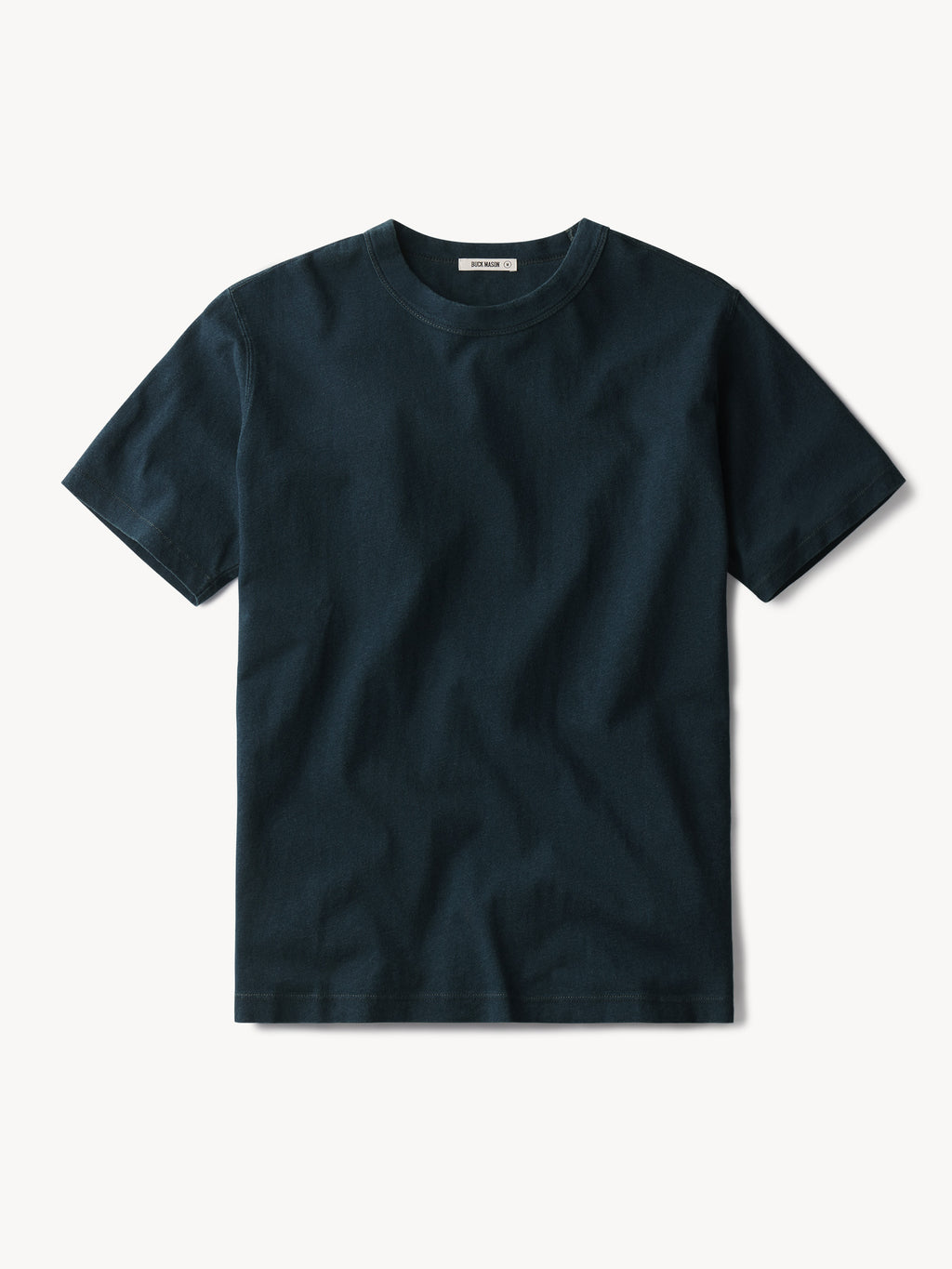 D017 Indigo Dipped Cotton 90s Boxy Tee - Buck Mason- Modern American ...