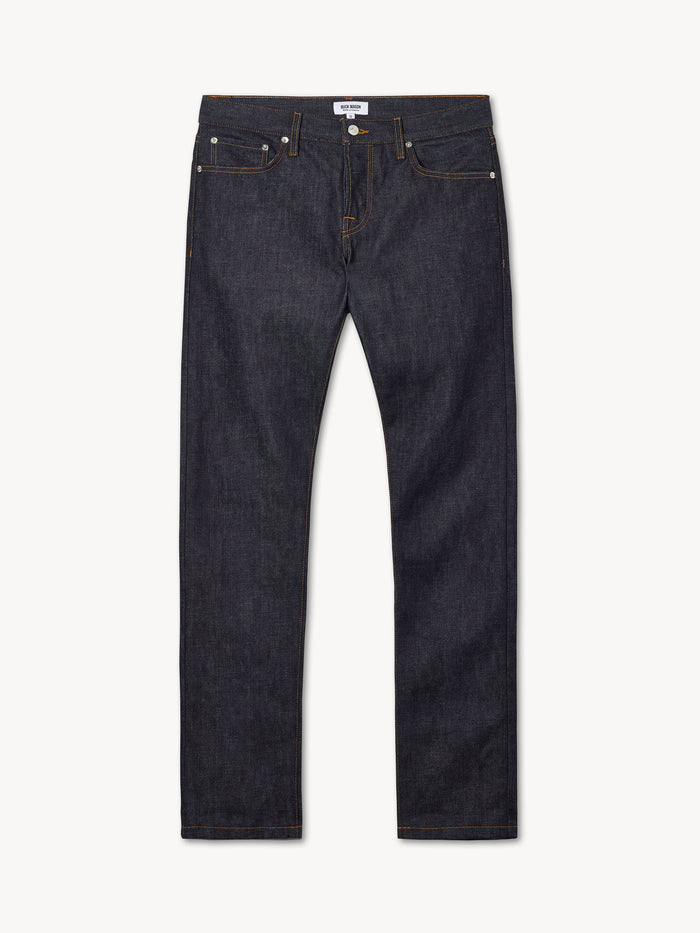 Raw Selvedge Maverick Slim Jean - Product Flat