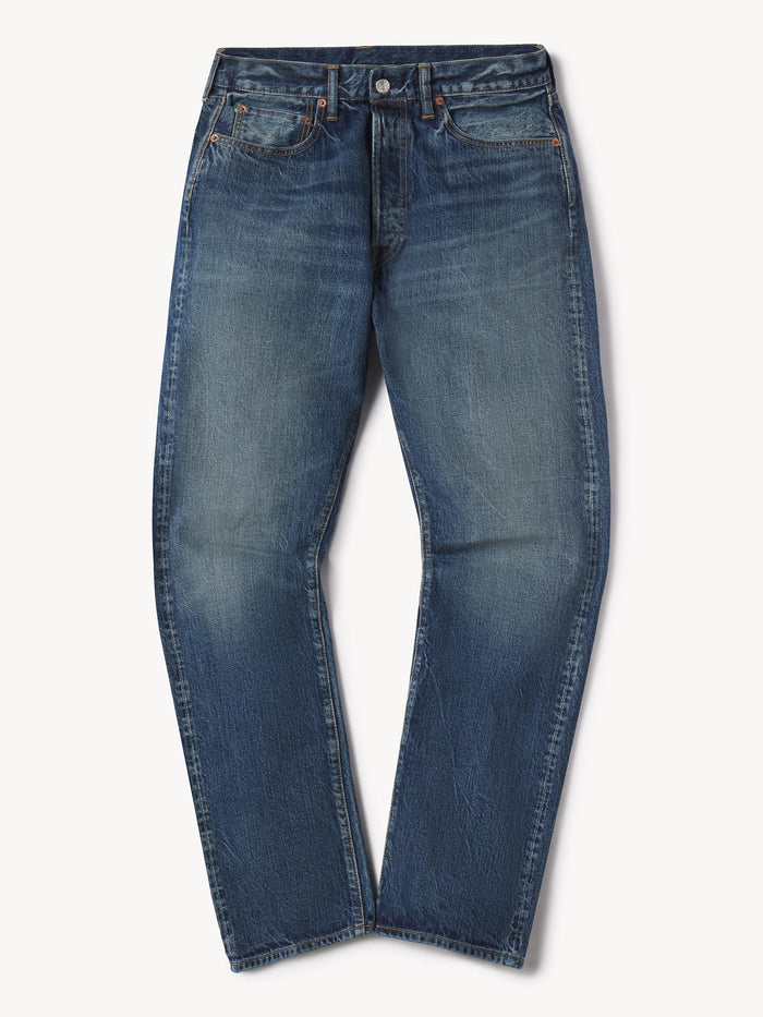 View of the M032 Japanese Loomstate Selvedge Cowboy Cut Jean