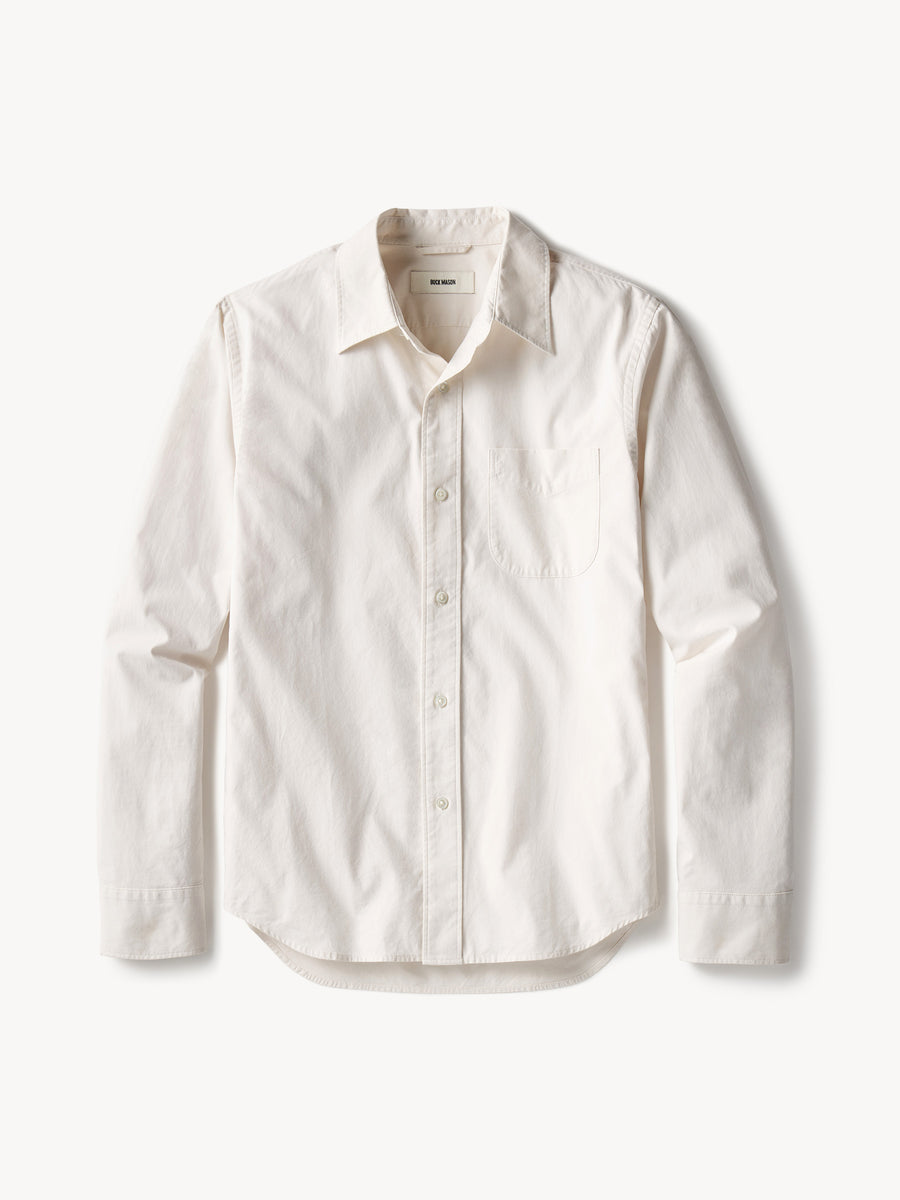 Natural Wornwell One Pocket Shirt - Buck Mason- Modern American