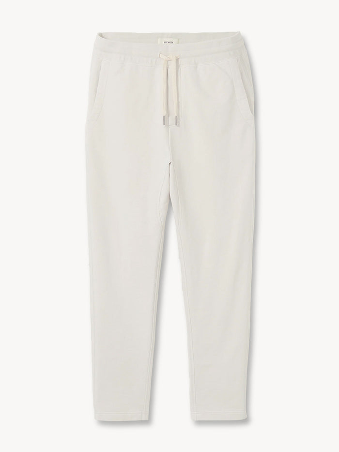 Natural Venice Wash Brushed Loopback Trouser - Product Flat