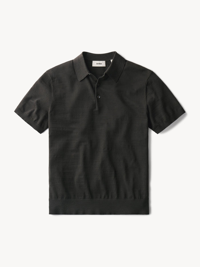 Caviar Avalon Knit Polo - Product Flat