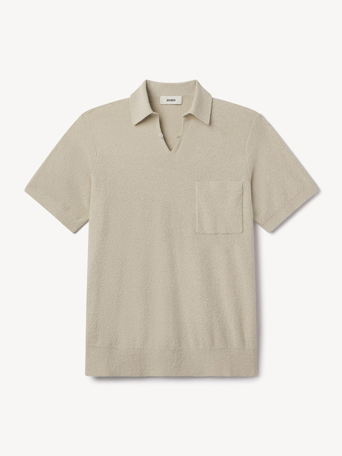 Buy it with Oyster Cotton Loop Terry Polo
