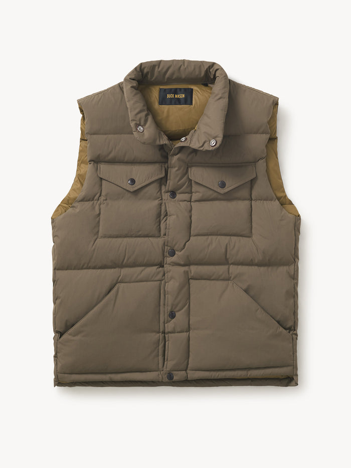 Coyote Cascade Down Expedition Vest - Product Flat