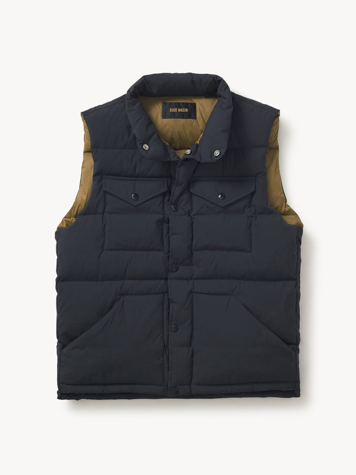 Midnight Cascade Down Expedition Vest - Product Flat