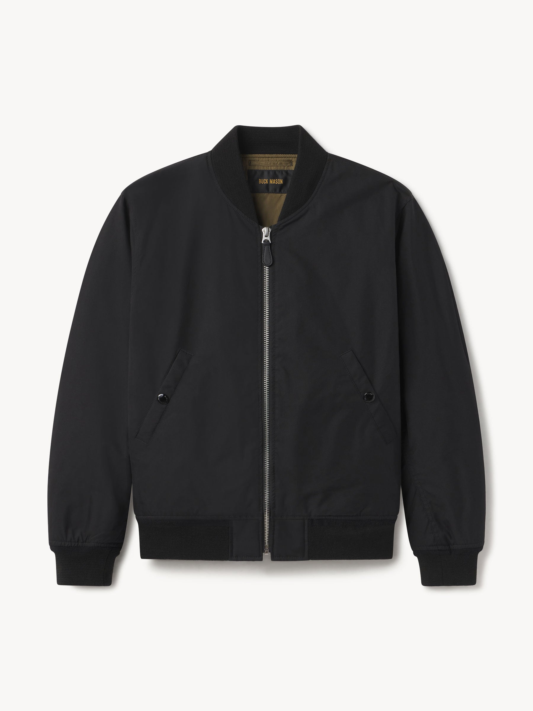 Black Storm Stopper Bomber Jacket - Buck Mason- Modern American Classics