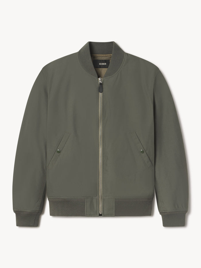 Flight Green Storm Stopper Bomber Jacket - Product Flat