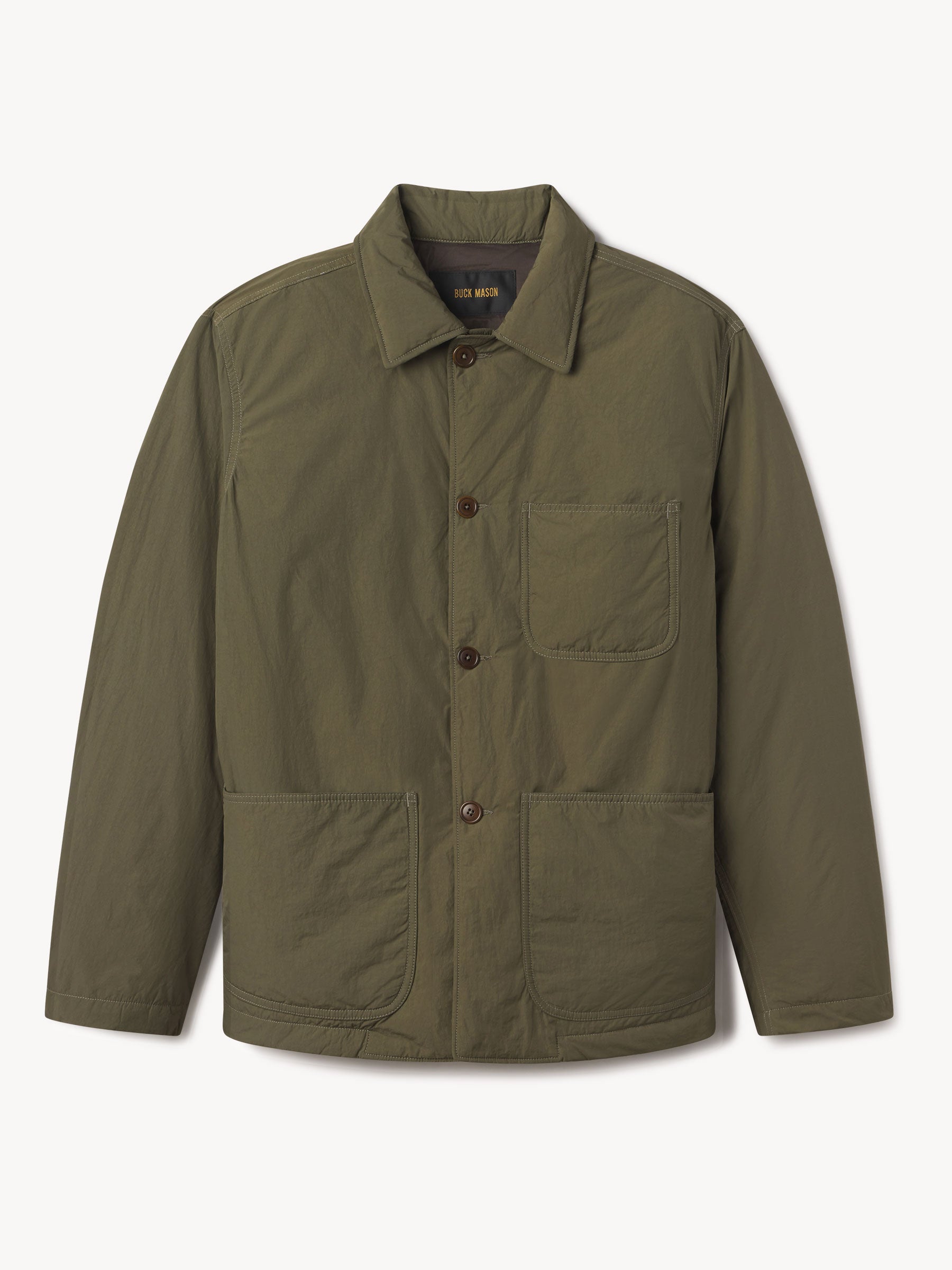 Ranger Green Shell Cloth Insulated Explorer Jacket - Buck Mason- Modern ...