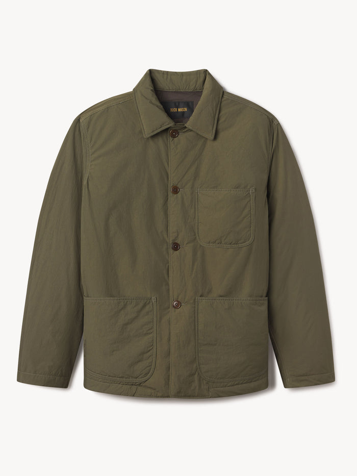 Ranger Green Shell Cloth Insulated Explorer Jacket - Product Flat