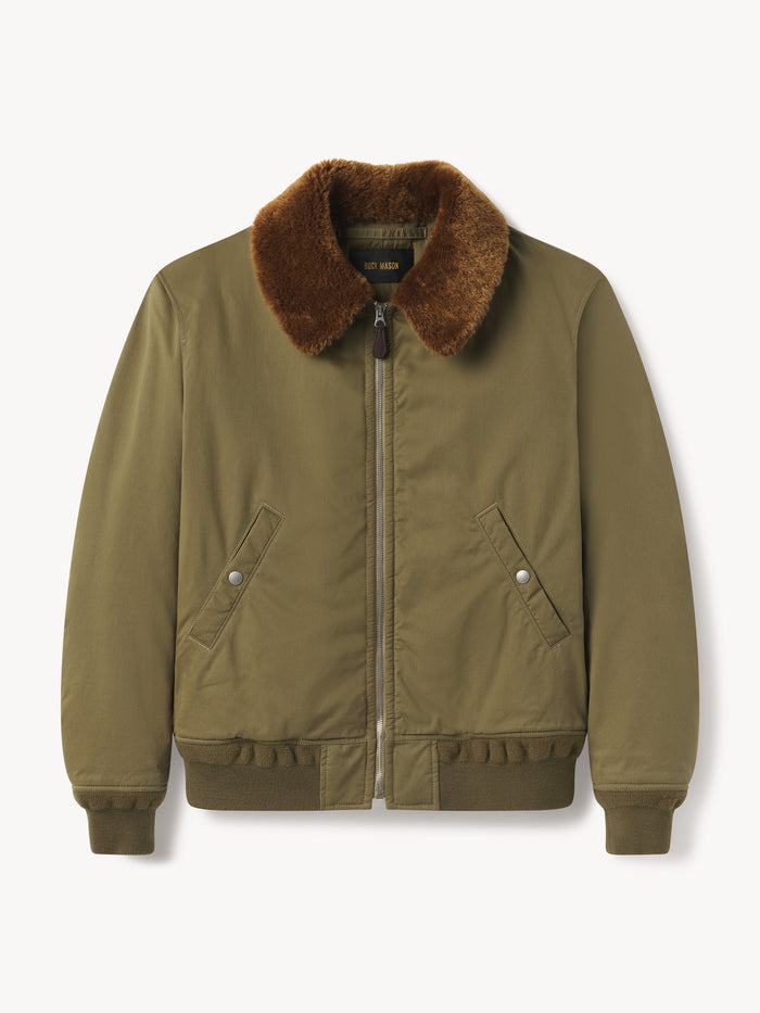 Linden Master Cloth Flight Jacket - Product Flat