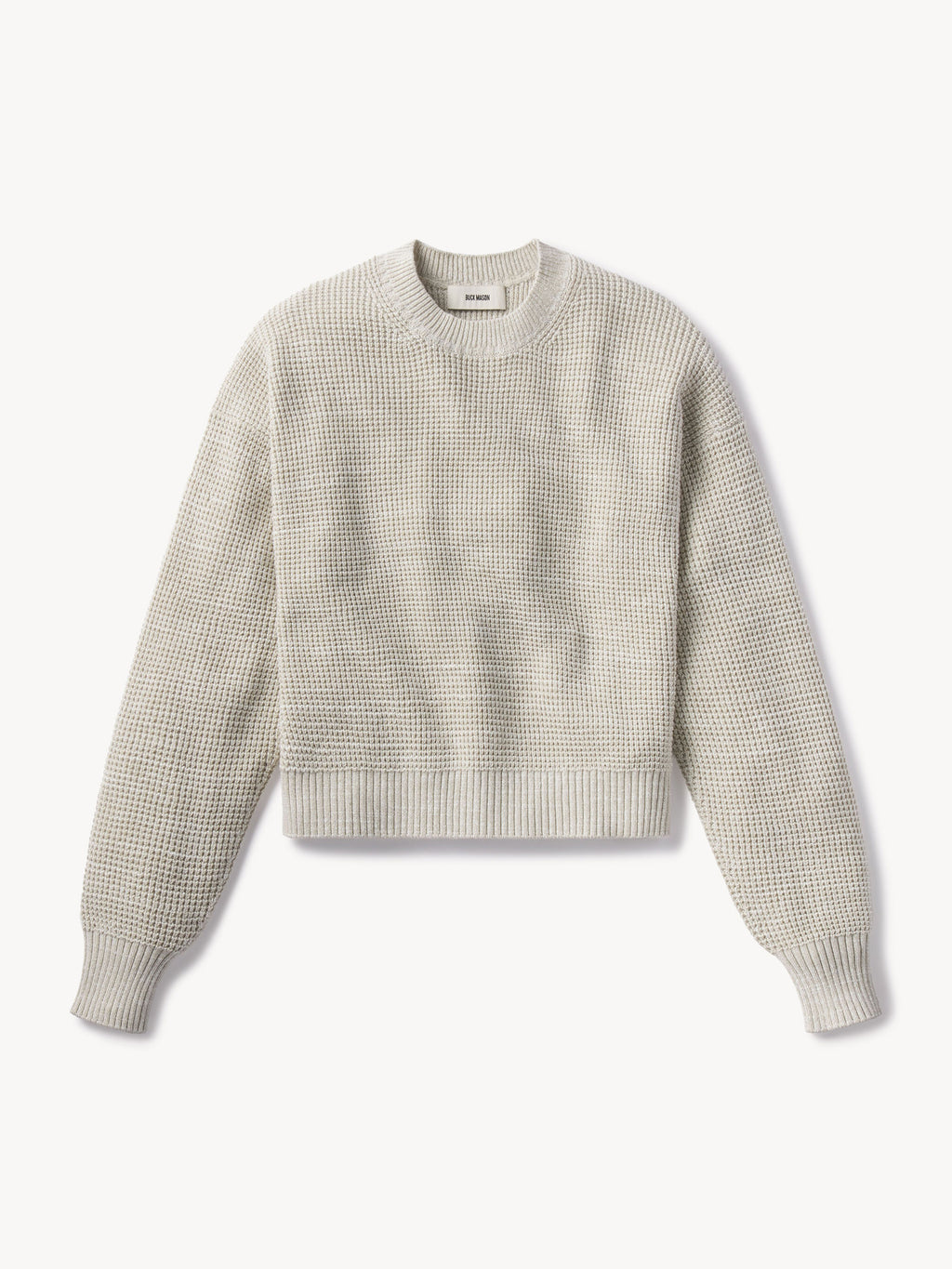 Marled Tusk Seafarer Cotton Crewneck Sweater - Buck Mason- Modern ...