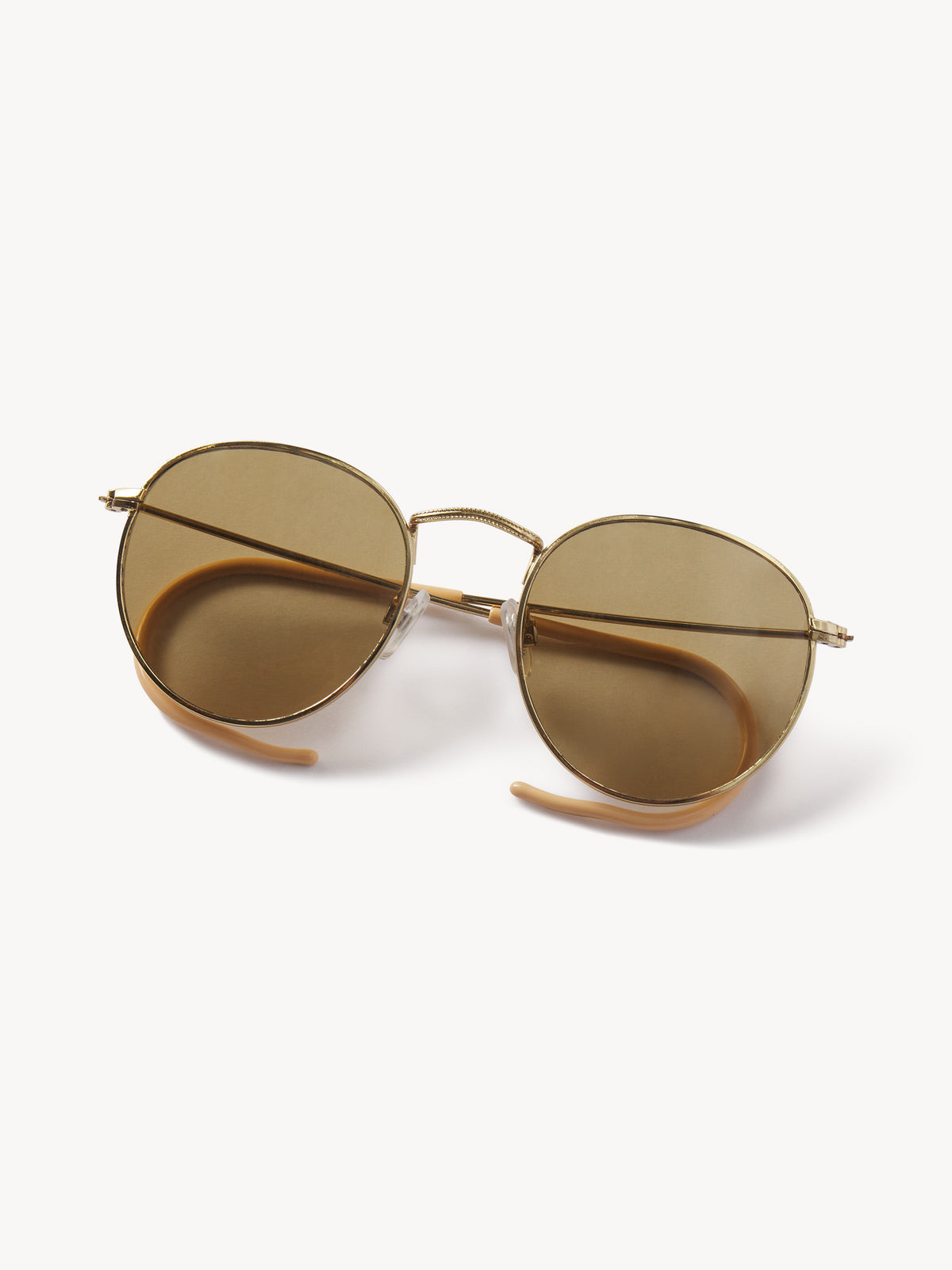 Gold Frame Drivers Sunglasses - 0162 - Product Flat