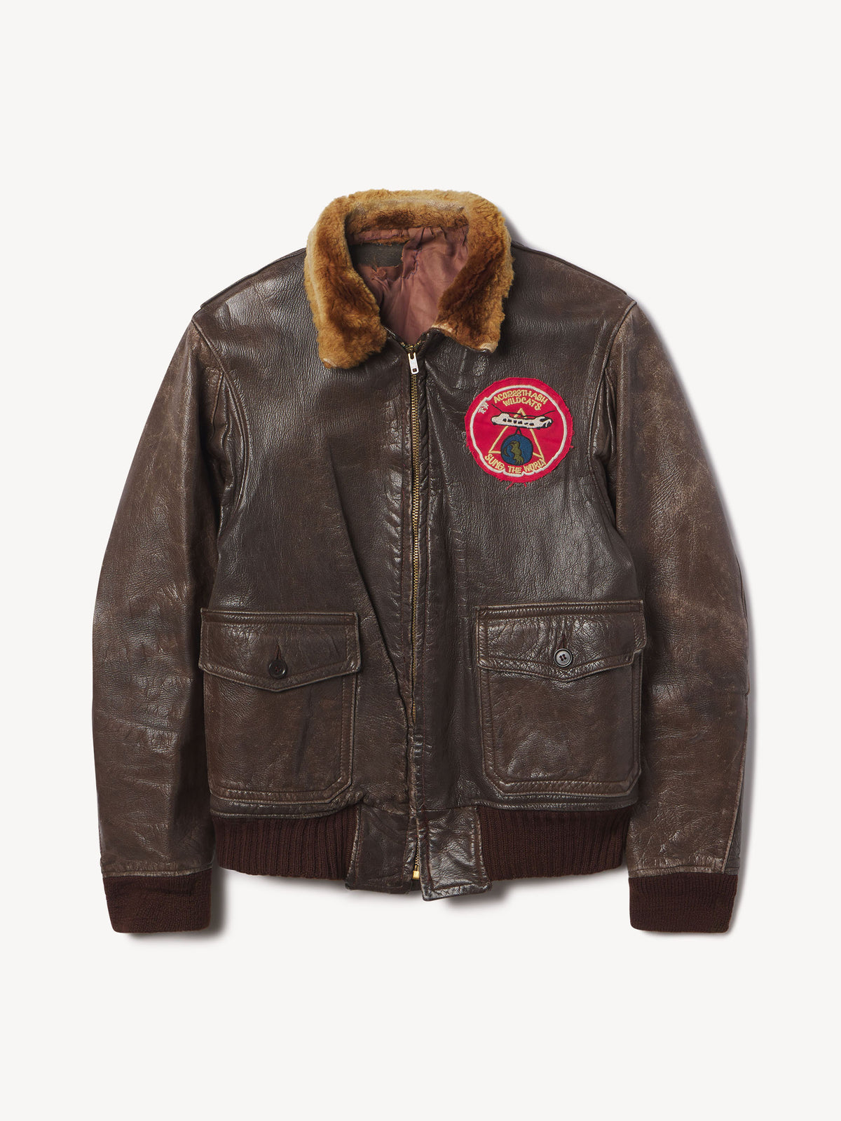 Leather Bomber - 0234 - Product Flat