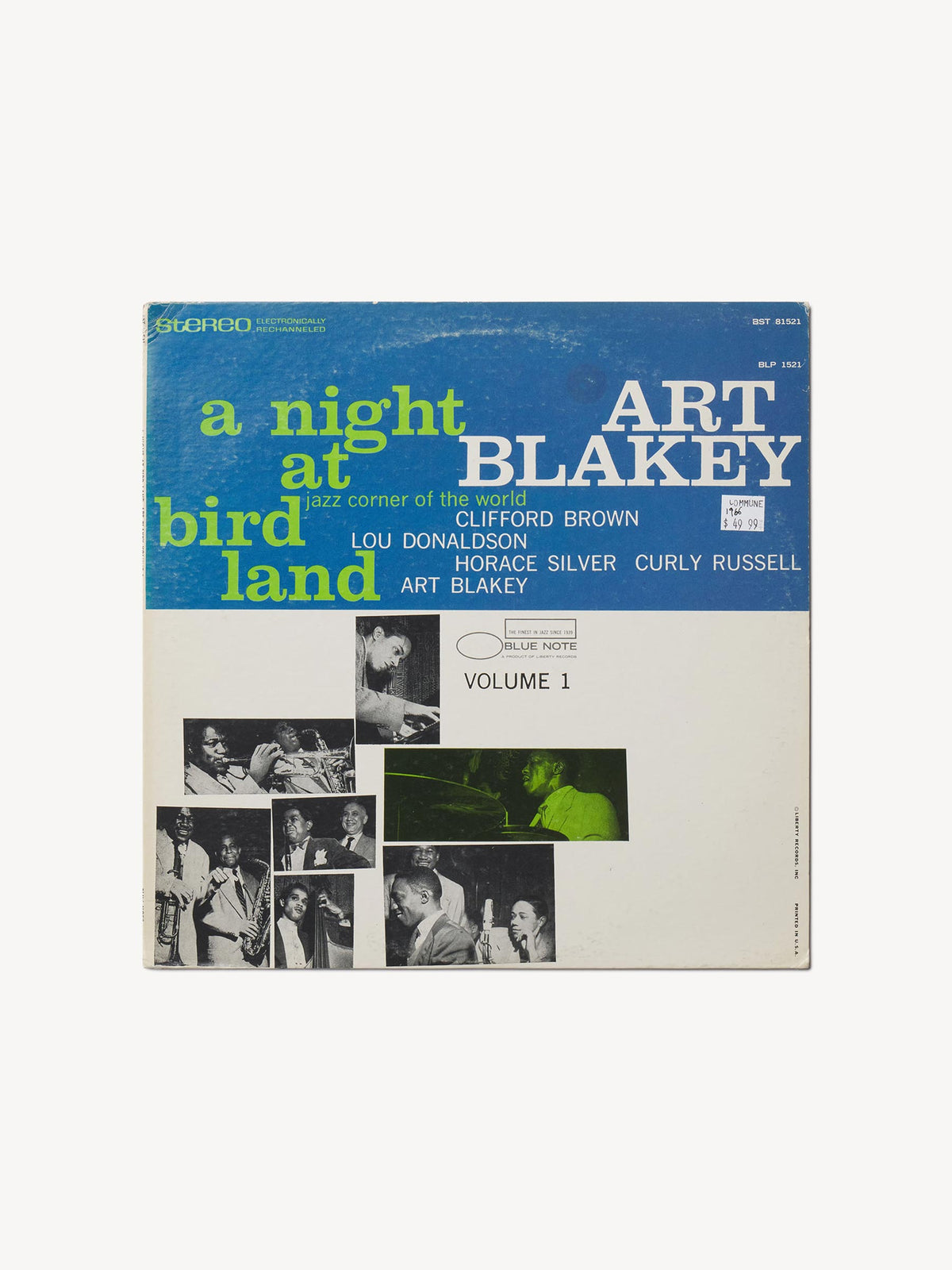 Art Blakey, A Night at Bird Land, Vinyl - 0256 - Product Flat