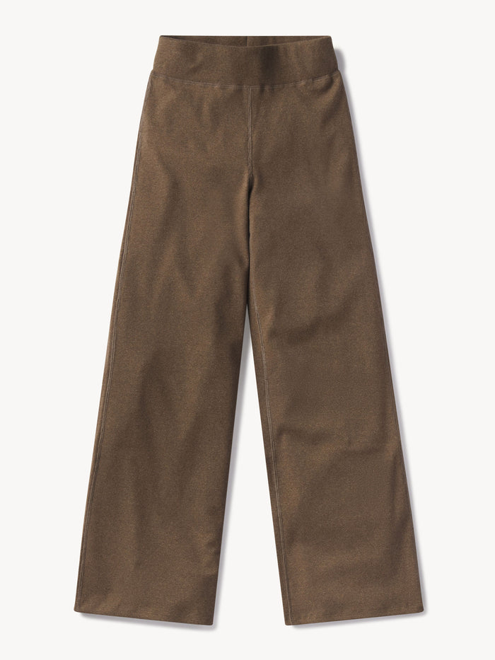 Marled Bronze Surplus Rib Weekender Pant - Product Flat