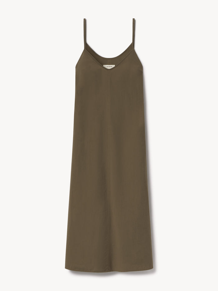 View of the Bay Leaf Mainstay Cotton Slip Dress