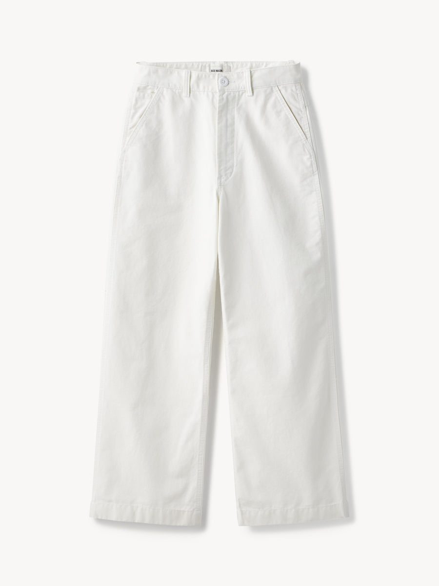 White High Desert Canvas Wide Leg Pant - Buck Mason- Modern American  Classics