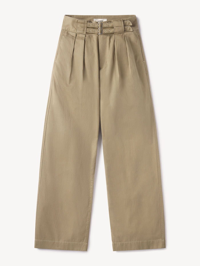 Cadet Khaki Desert Twill Gurkha Pant - Product Flat