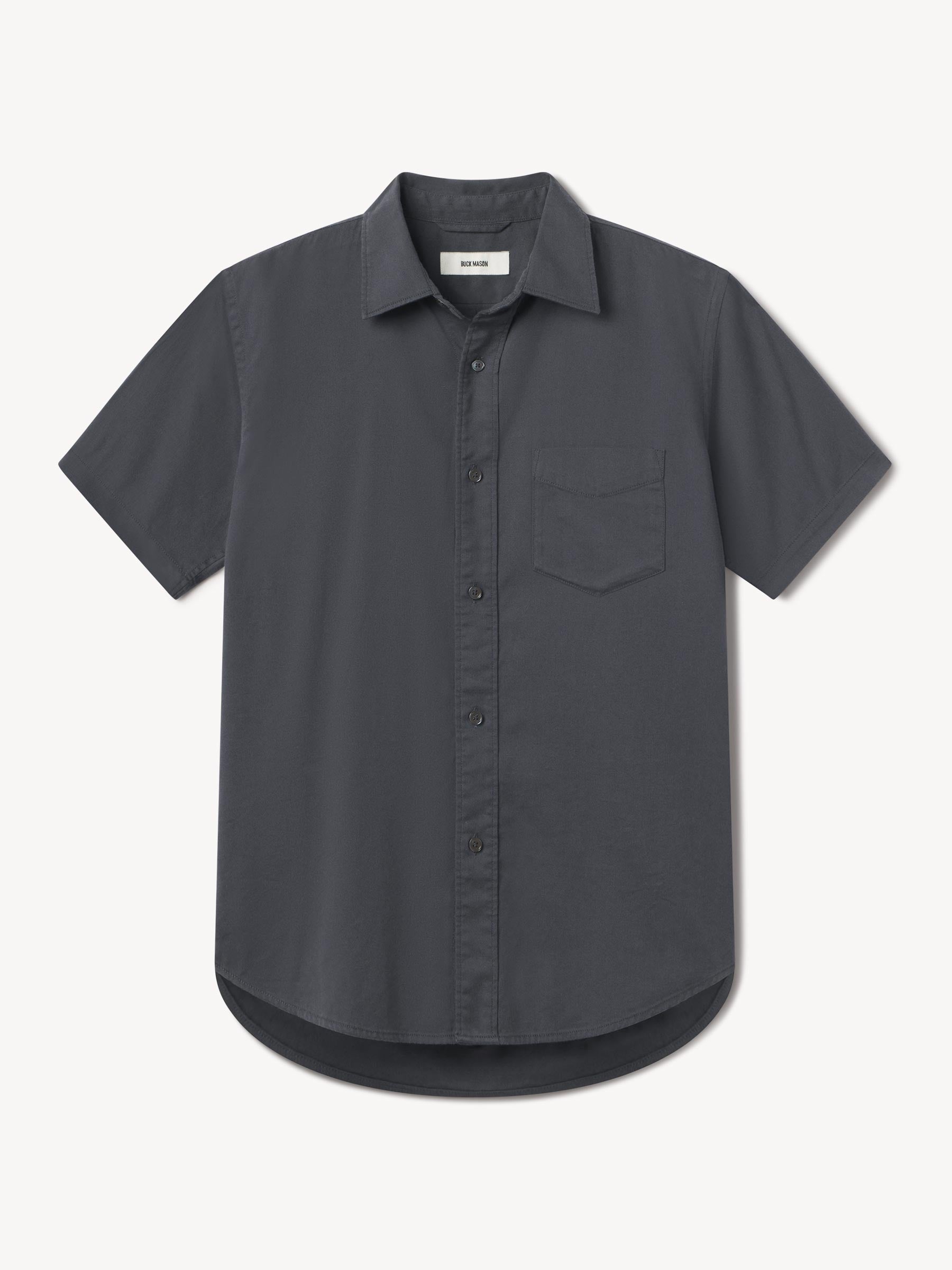 Natural Draped Twill One Pocket Shirt - Buck Mason- Modern