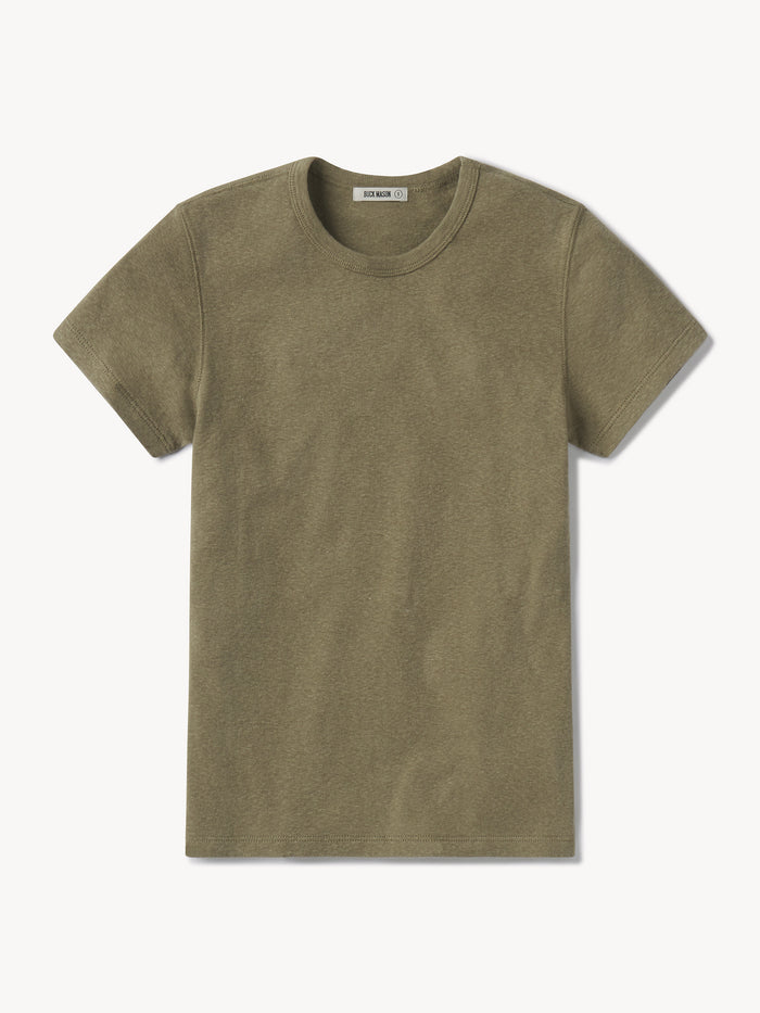 Hazelwood Heirloom Rib S/S Tee - Product Flat