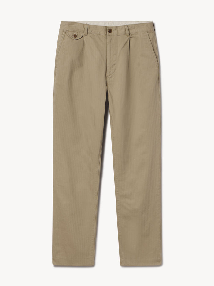 Cotton Twill Relaxed Fit Field Pants, Belgian M-64 Trousers