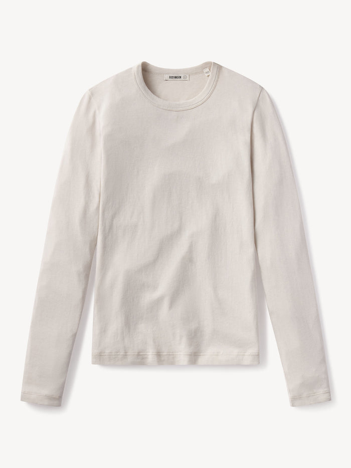 Wicker Cloud Jersey L/S Slim Crew - Product Flat