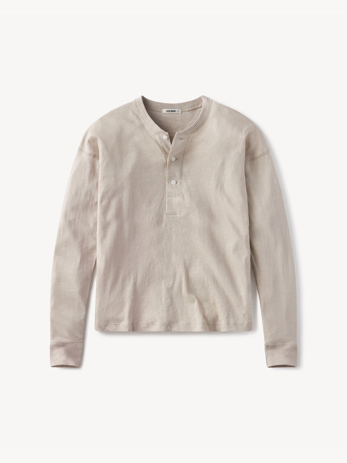 Haze Slub L/S Henley - Product Flat