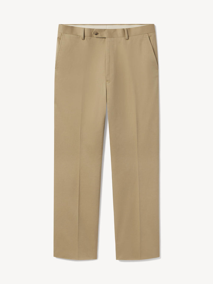 Cadet Khaki Italian Twill Graduate Pant - Product Flat