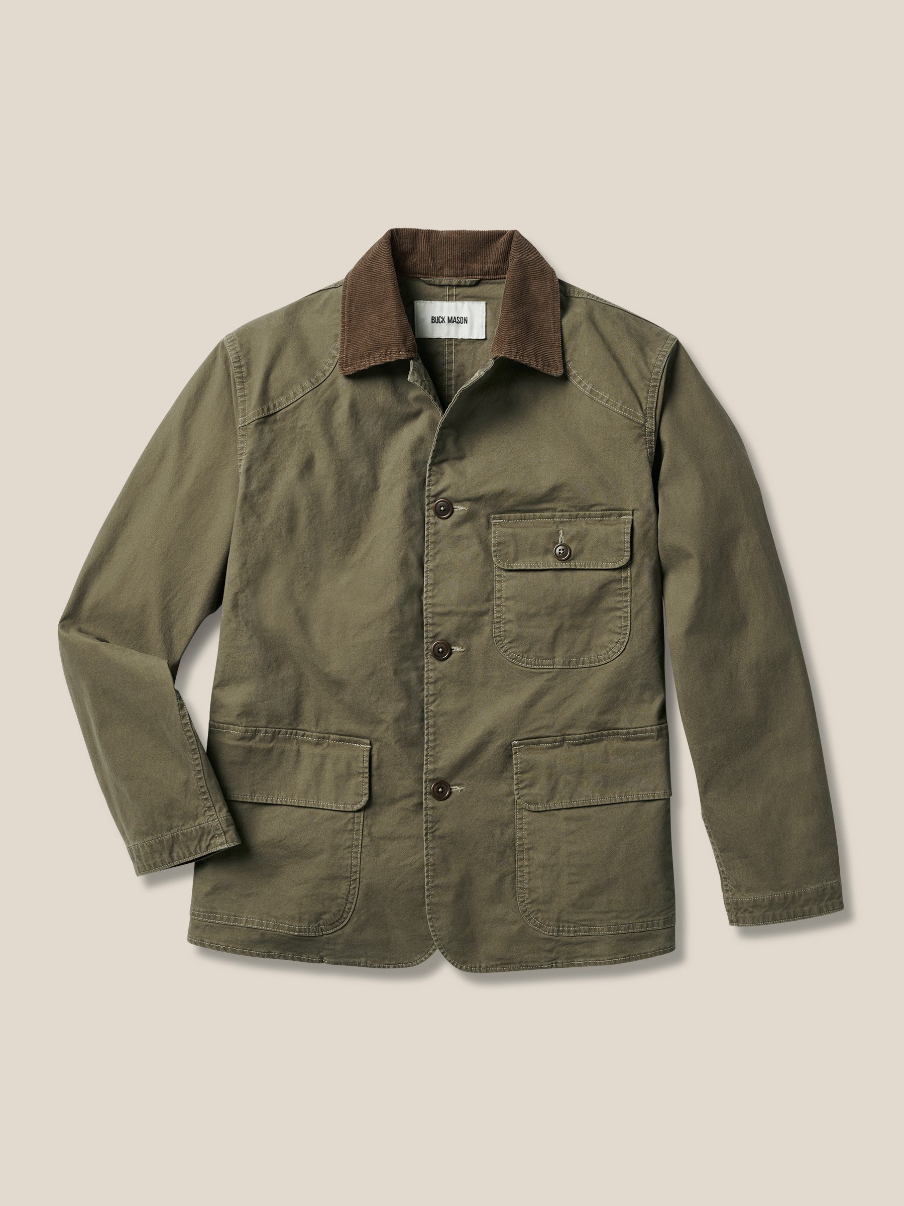 Field Olive Craftsman Canvas Field Jacket - Buck Mason- Modern American ...