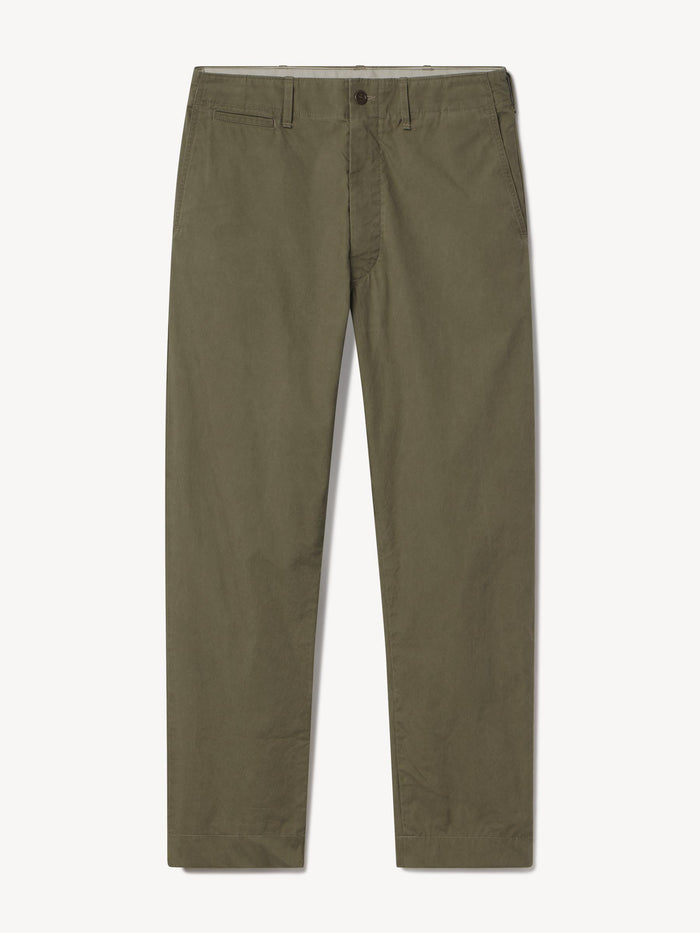 View of the Tanker Green Venice Wash Parachute Poplin Carry-On Pant