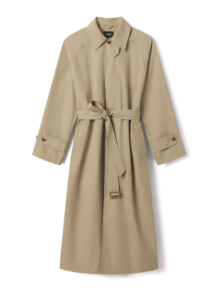 Dune Khaki Storm Stopper Mackintosh Trench - Product flat