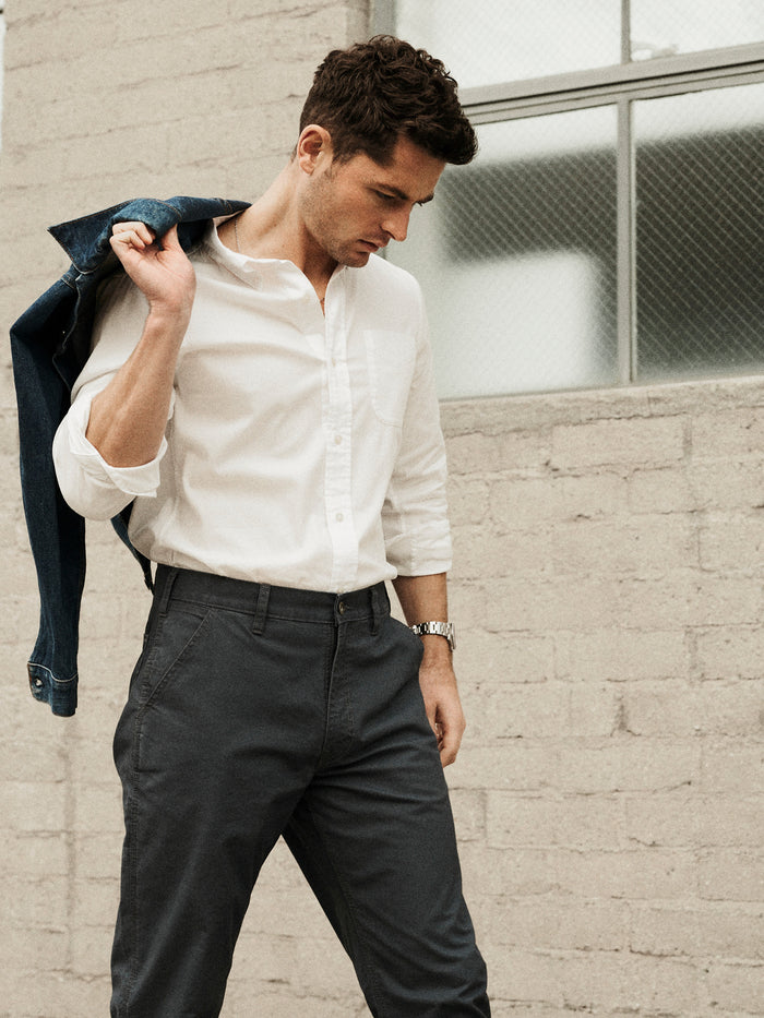 Model Wearing Craftsman Standard Work Pant - Side