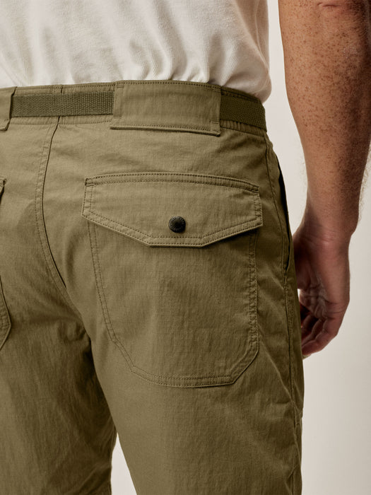 Desert Olive Trail Parachute Ripstop Utility Short – Buck Mason