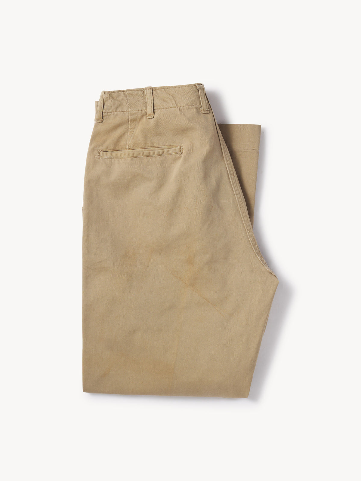 Military Chino, Button Fly - 0019 - Product flat