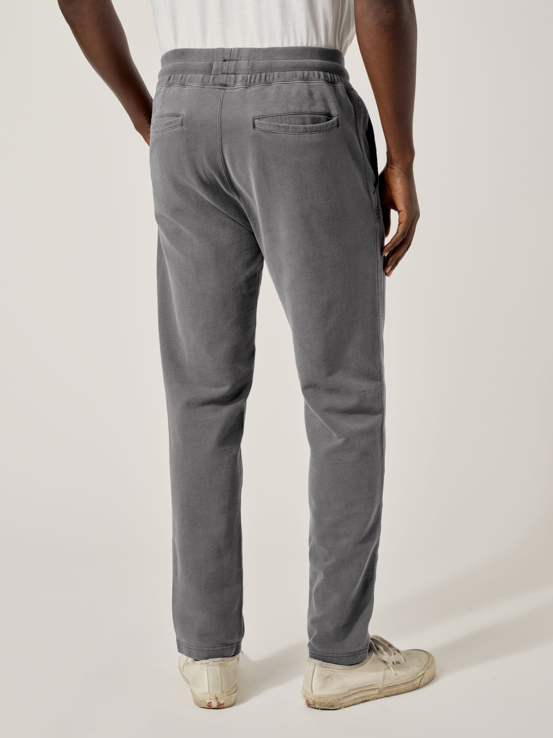 Faded Black Venice Wash Brushed Loopback Trouser – Buck Mason