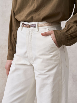 Wide Leg Villager Canvas Pant