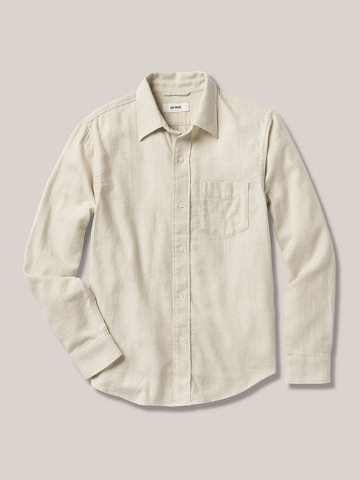 Heather Oat Pacific Twill Vintage One Pocket Shirt – Buck Mason