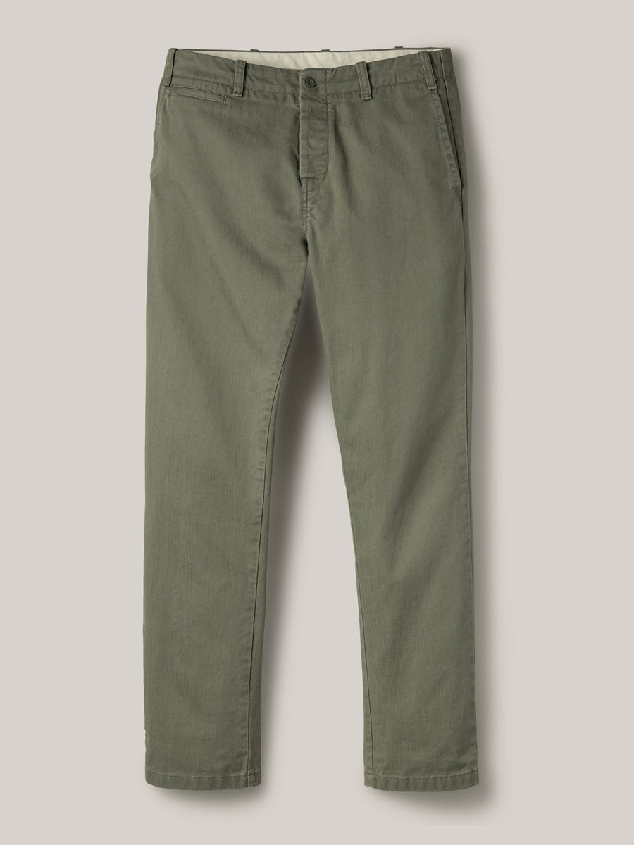 Palm Slub Twill Maverick Slim Officer Pant - Buck Mason- Modern