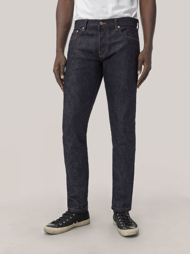 raw selvedge denim