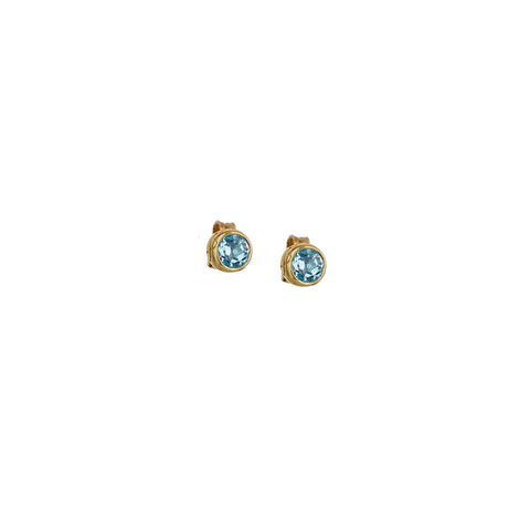 Γυναικεία Σκουλαρίκια Lithy -  Blue Topaz Spot