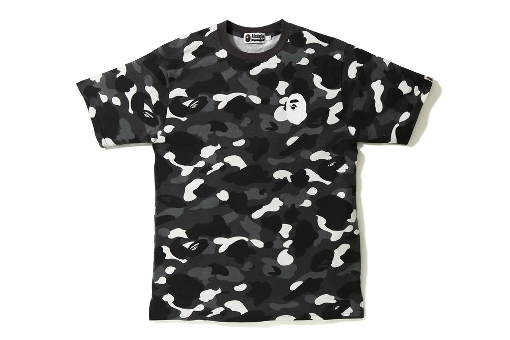 bape grey camo shirt