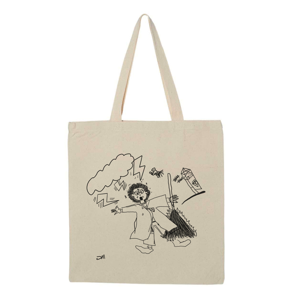 Draco's Drawing of Harry Double Side Printed Heavy Canvas Tote Bag - T ...