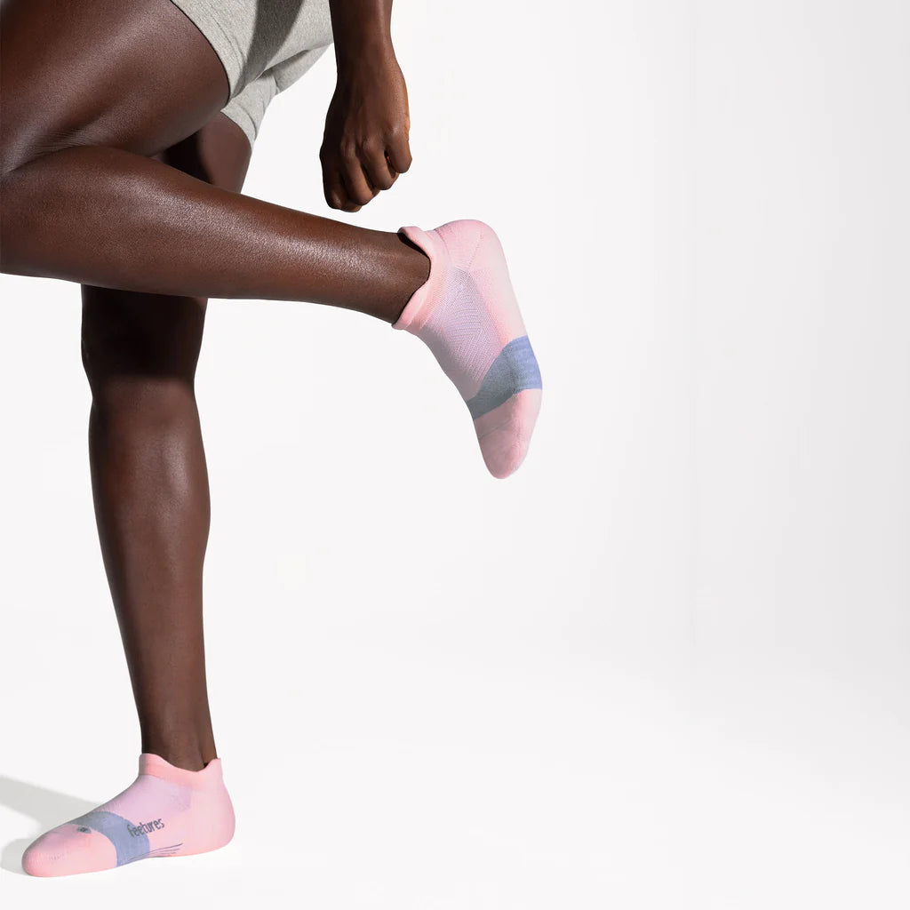 Feetures Elite Ultra Light No Show Tab Sock in Propulsion Pink– Sugar ...