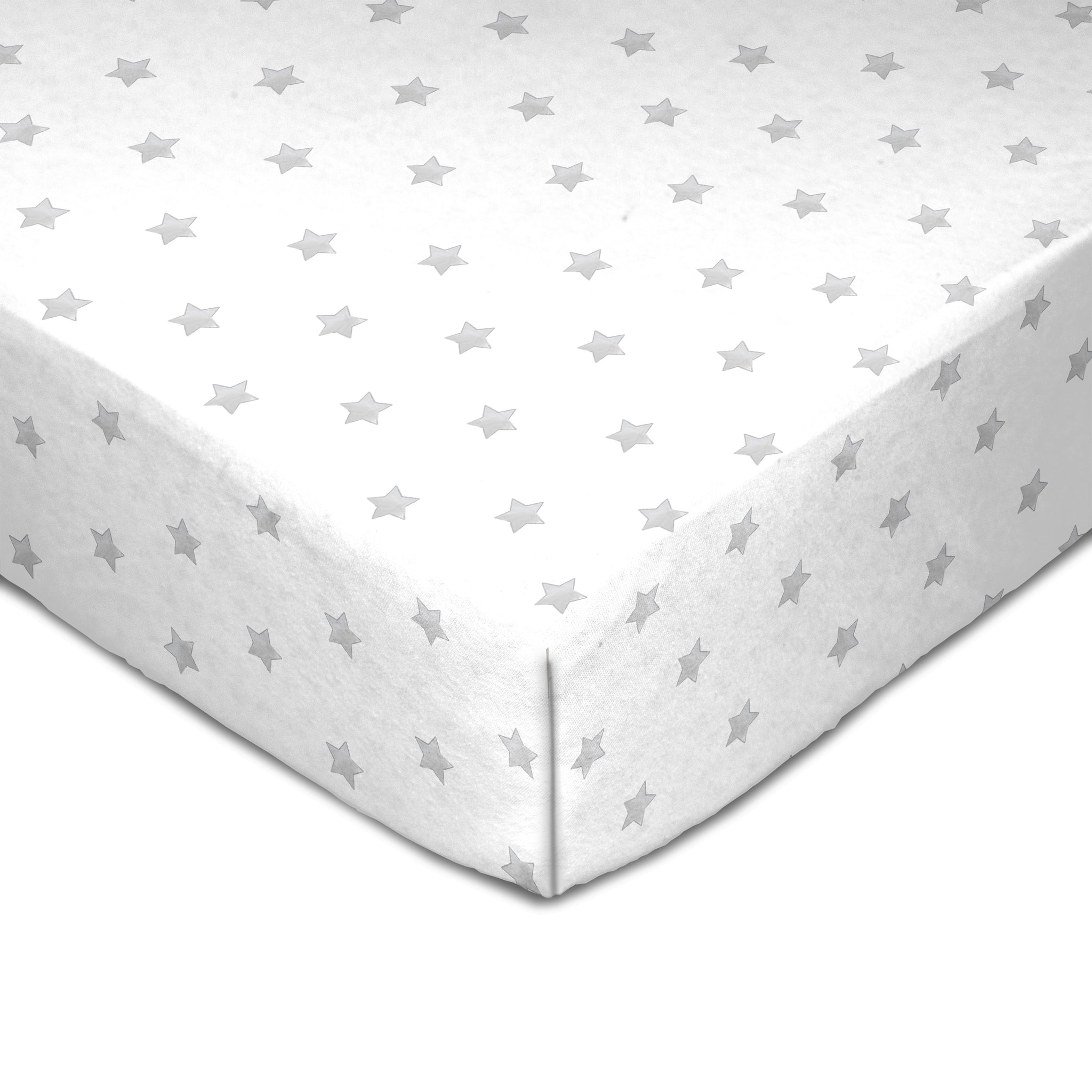 grey cot bed fitted sheet