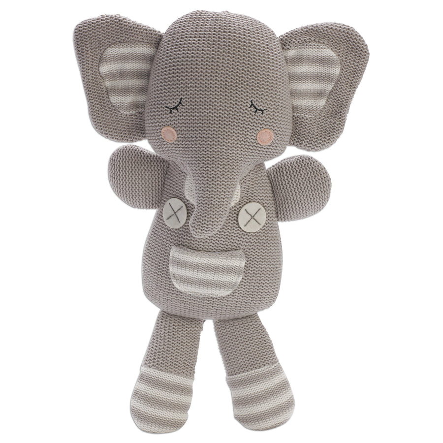 Knitted Toy Theodore Elephant Living Textiles Co