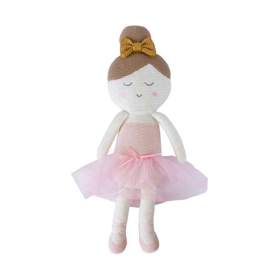 Knitted Toy Emma Ballerina Living Textiles Living Textiles Co