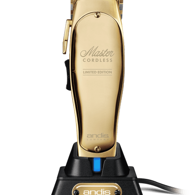 Andis Master Cordless Limited Edition Gold Clipper - BARBER'S LOUNGE
