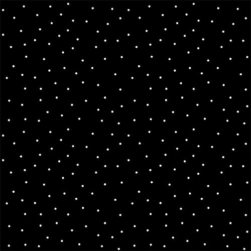 Kimberbell Basics Tiny Dots White on Black MAS8210-J