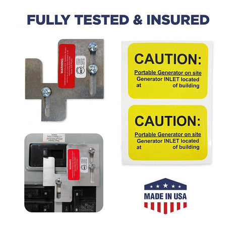 GenInterlock EAT-PN200 Generator Interlock Kit Breaker Panel 150/200 Amp Panels Cutler Hammer BR Series